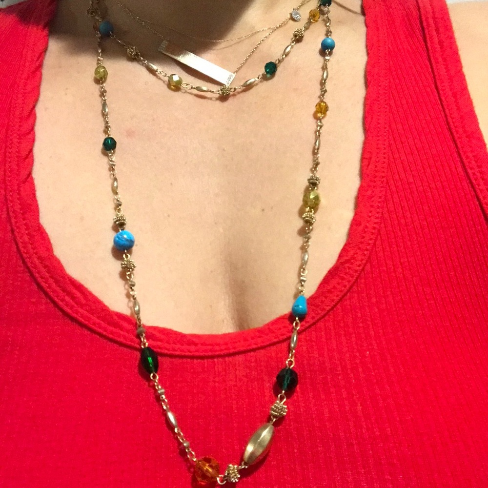 Gold Vermeil double chain necklace